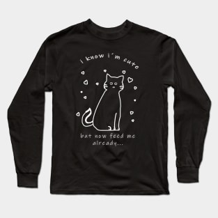 Funny New Cat Owner Meme Long Sleeve T-Shirt